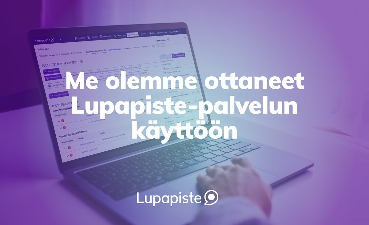 Lempäälän kunnan ympäristövalvonnassa otetaan käyttöön sähköinen Lupapiste-palvelu 3.10.2022 alkaen.

lempaala.fi/uutiset/ympari…