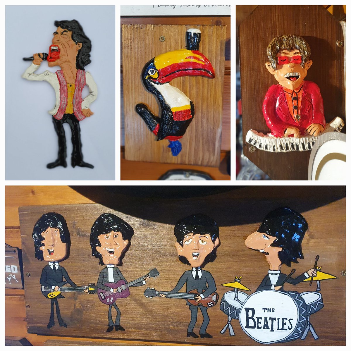 Stuff I made out of air drying clay. A hobby born from my long covid recovery #longcovid