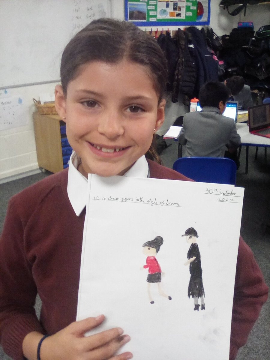 SgsYear5's tweet photo. #SGSYear5 are studying the artist #Lowry #SGSDifference#SGSCreativity#SGSPrep https://t.co/Ub5Ae32qMh