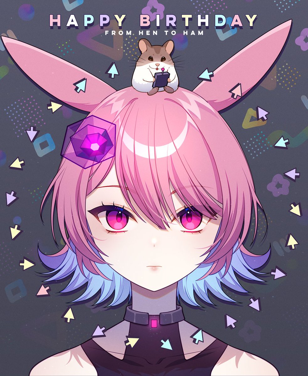「Happy Birthday  Thanks for being my frie」|Henriette 🌸のイラスト