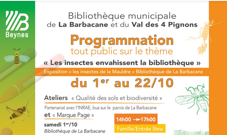 INRAE_IDF's tweet photo. Rencontre avec le public "Qualité des #sols et #biodiversité" avec le #Laboratoire Mobile d'#INRAE 
RV sur le parvis de la Barbacane à Beynes à partir de 14h00 samedi 1er octobre 2022 ! 🔬🚛🧪
@INRAE_France @UnivParisSaclay @AgroParisTech 
@INRAE_BIOCHEM @INRAE_ECOSYS https://t.co/zq0uN1NXtX