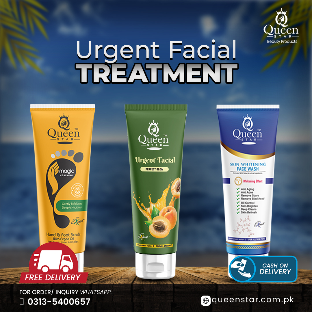 queenstarpk's tweet photo. Our organic urgent facial treatment will deeply cleanse the skin in 15 minutes, leaving it gorgeous and fresh

Shop our 100% organic urgent facial treatment from Queen Star 

• Oil – Free

• Anti – Acne

• Deeply Cleanses Skin

• Anti – Pigmentation

• Germ &amp; Dirt Protector https://t.co/QCAp6mJhyo