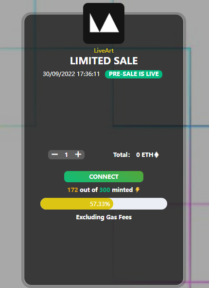 LlveArtX's tweet photo. 💫friends who are interested in #LiveArt, please step forward！

🌏Because of the bear market of the market, We will give away 300WL  （free Mint）

👇Official minting link（click to open）👇

https://t.co/5BeHxYEARQ https://t.co/YQNY24vEQz