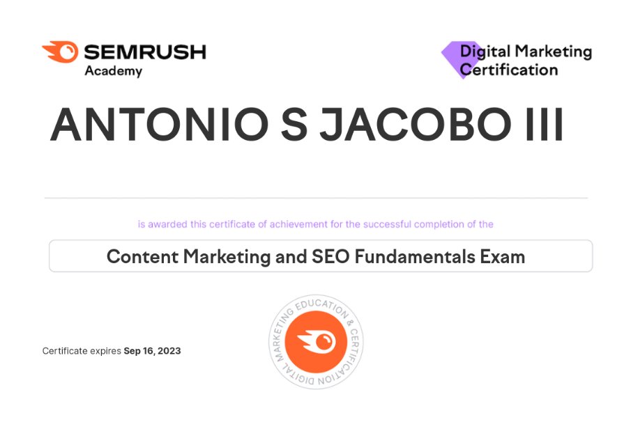 tonyjacoboiii's tweet photo. Thanks God for giving me the courage to finish these courses. Thanks self kasi you tried and make time. @Google Garage na inabot ng taon. Then, sinipag which why I got @HubSpotAcademy and @semrush. As when September Ends, @Google x @coursera. Very good September for me. #tapback https://t.co/irB0kwobyY
