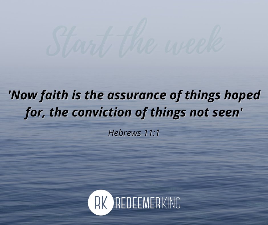 As we begin a new week, let’s keep our eyes fixed on Jesus, the author and finisher of our faith.