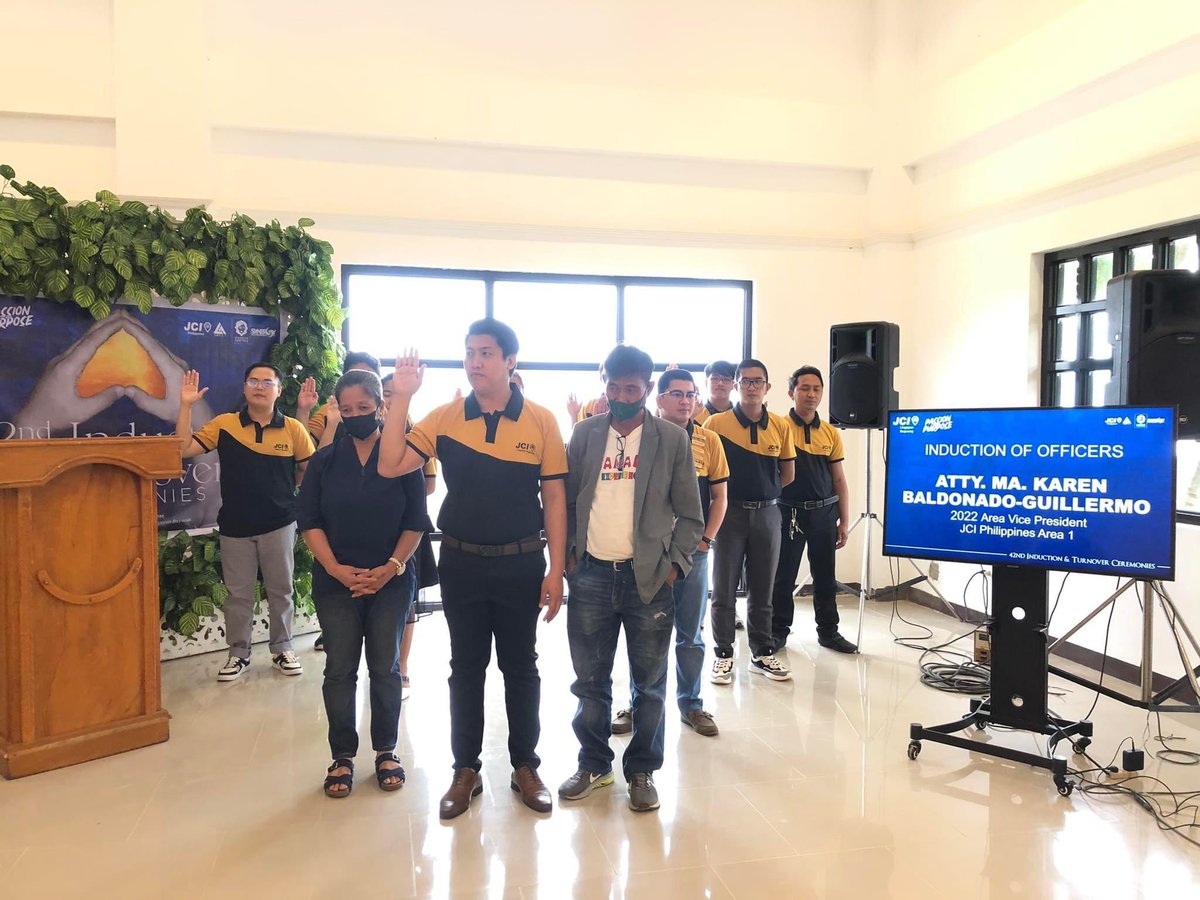 bagoongjaycees's tweet photo. The 2022 JCI Lingayen Bagoong Board of Directors sworn into their posts during the chapter's 42nd Induction and Turnover Ceremonies on September 25, 2022 at the Limahong Channel Tourism Center, Lingayen Baywalk. https://t.co/nqbL63RzoG