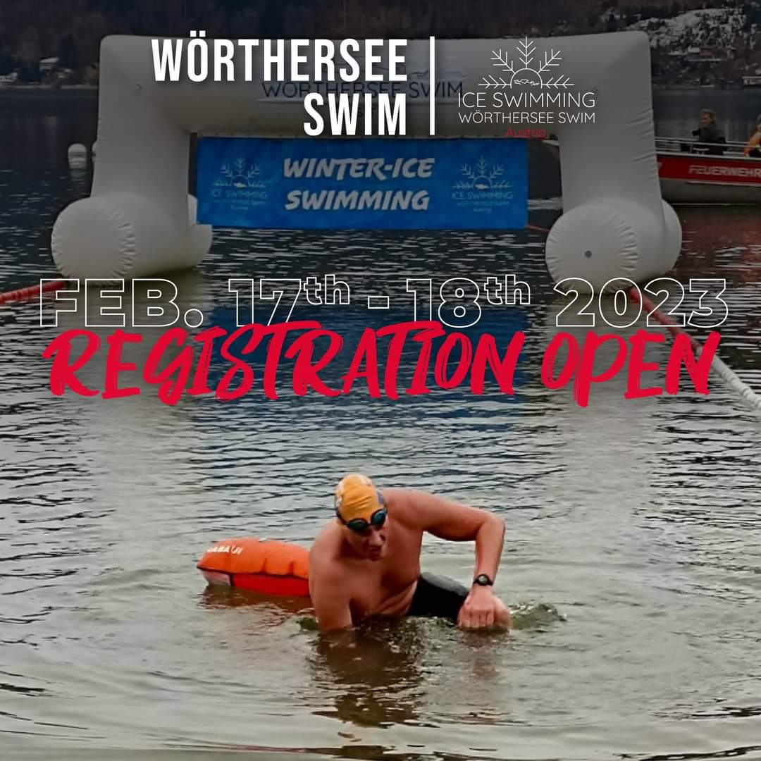 Open Water Winter Ice Swimming. Winter swimming is the order of the day and registration for the Wörthersee Swim Ice event is now possible. 17-18.02.2023 woerthersee-swim.com/ice-swimming/ #wörtherseeswim #winterswimming #winterswim #iceswim #iceswimming #openwaterswim
