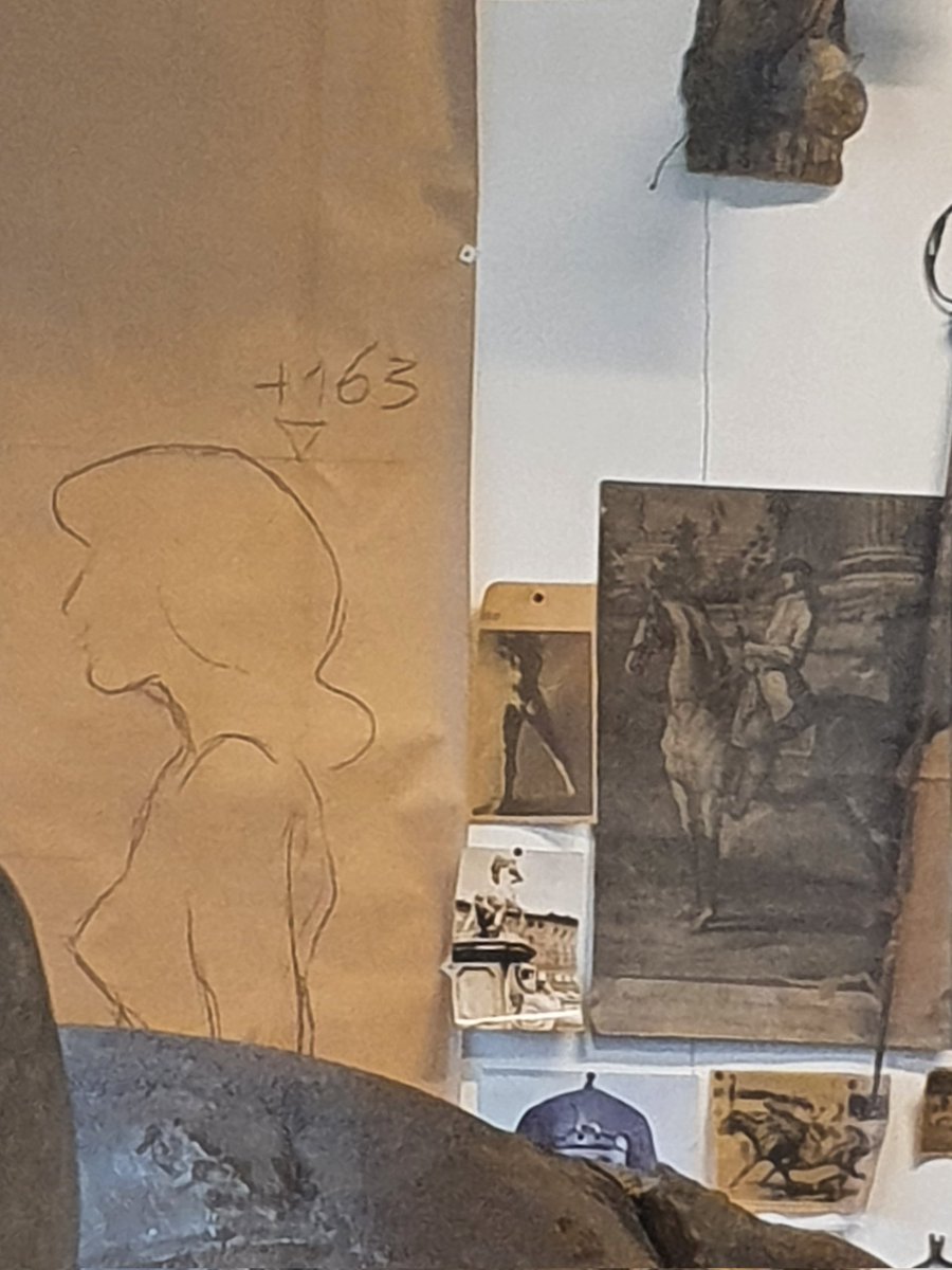 ArieHartogHB's tweet photo. A small reference to Auguste Rodin in the center of Hans Wimmers studio  @landesmuseen Intriguing topic: Walking man in the studio of other artists. Does anyone following @AugusteRodinBot or @MuseeRodinParis know more examples? https://t.co/u0IPDMP6Ok