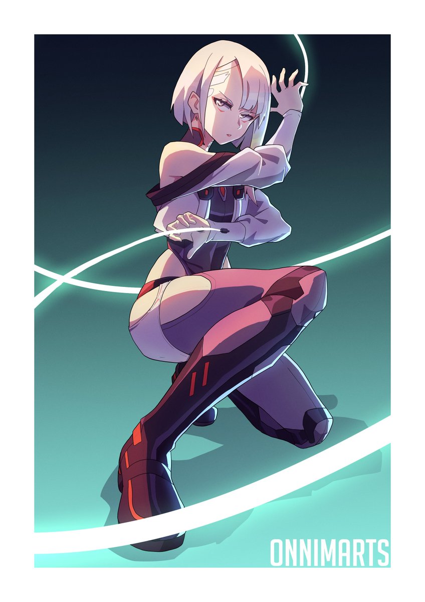 edgerunners's tweet image. Lucy fanart by @onnimarts