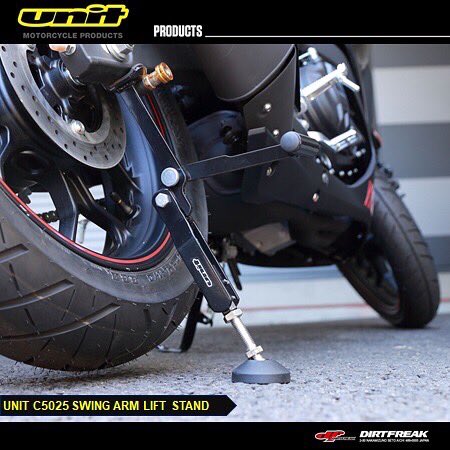 ProductsUnit's tweet photo. UNIT C5025 SWING ARM LIFT STAND
https://t.co/pgy0nzmpwS
#swingarmliftstand #motorcyclestand #motorcyclestands #emergencystand 
#motorcycletire #camptouring #motorcycling #motorcycletrip
@df_moto @Dirtbikeplus @DirtbikePlus_SP @DFG_dirtfreak @zeta_drc_japan @yotsubamoto https://t.co/ldba1bHqzu