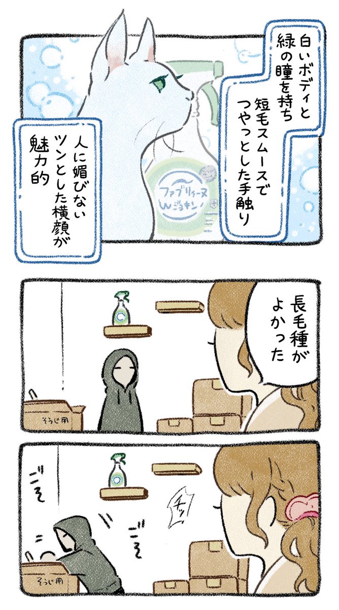 姉と猫① 1年ちょっと前の新居への引っ越しの時のお話 #猫漫画 #漫画が読めるハッシュタグ