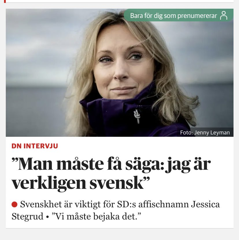 VladanLausevic's tweet photo. Jag är så svensk att jag ser SD som det partiet som i praktiken vill avskaffa Sverige som ett öppet och demokratiskt samhälle
https://t.co/1REylp96hs
#svpol #idpol #libpol https://t.co/NDrfTaZ0QR