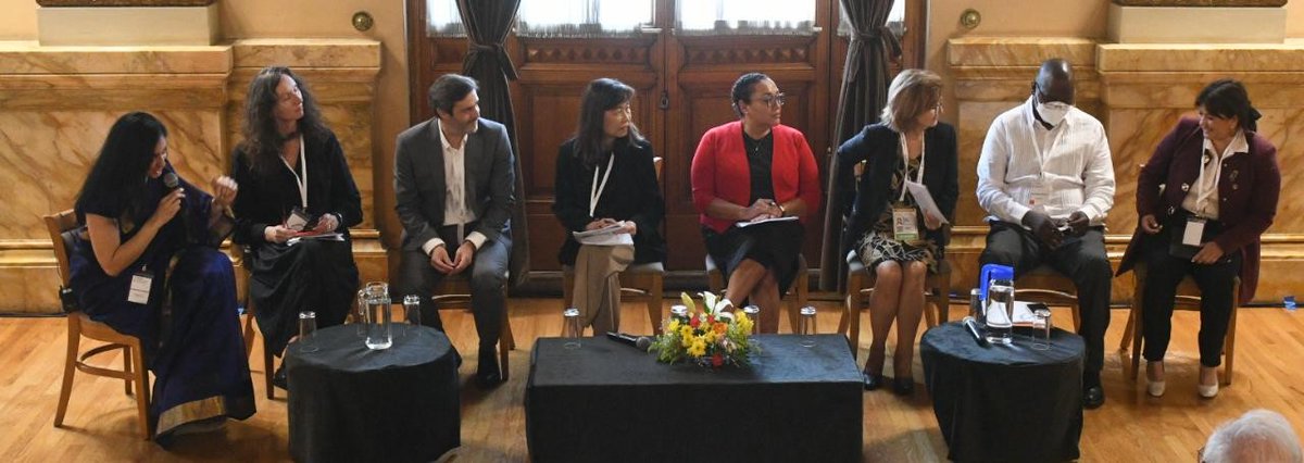 artscouncil_ie's tweet photo. Our director @MaureenKennell5 is in Mexico, attending @UNESCO's World Conference on Sustainable Development and Culture.
At the @ifacca forum, she spoke about #BasicIncomeArts and measures to improve working conditions in the cultural sector
📷: @bellasartesinba #MONDIACULT2022 https://t.co/rDlS4oene9