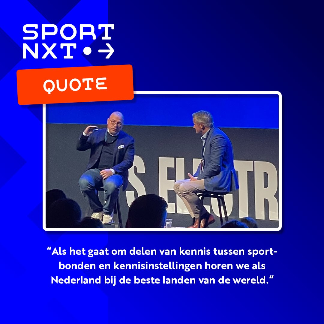 🗣️ Maurits Hendriks (<a href="/FortAltCit/">Maurits Hendriks</a>) (CSO <a href="/AFCAjax/">AFC Ajax</a>, Former Performance Director TeamNL): "Als het gaat om het bieden van ondersteuning en delen van expertise tussen sportbonden en kennisinstellingen horen we als Nederland bij de beste landen van de wereld."

#sportnxt