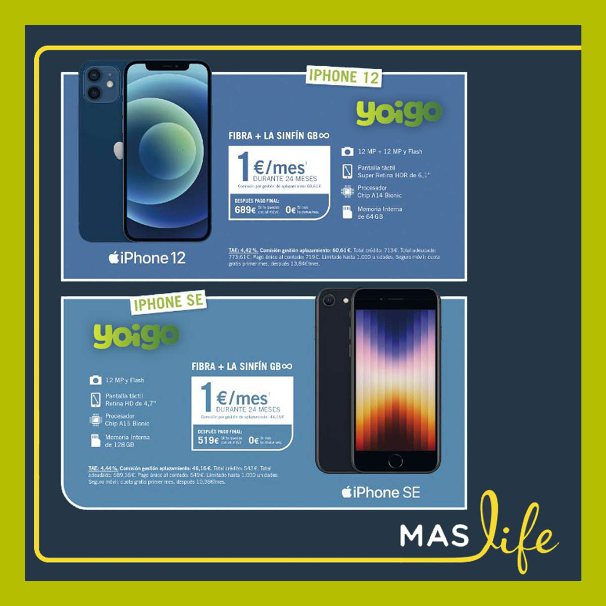 CCLeonPlaza's tweet photo. Movil, fibra, datos por un tubo y por poco dinerito ¡𝗠𝗢𝗟𝗔! Vente a nuestra tienda @tiendas_maslife de #CCLeónPlaza y sólo por informarte llévate un regalo 🎁
¡Corre que vuelan! 📱🌬
#oferta #promoción #maslife #león #iphone #yoigo #fibra #datossinfin #lasinfin https://t.co/nZrXUi7sNE