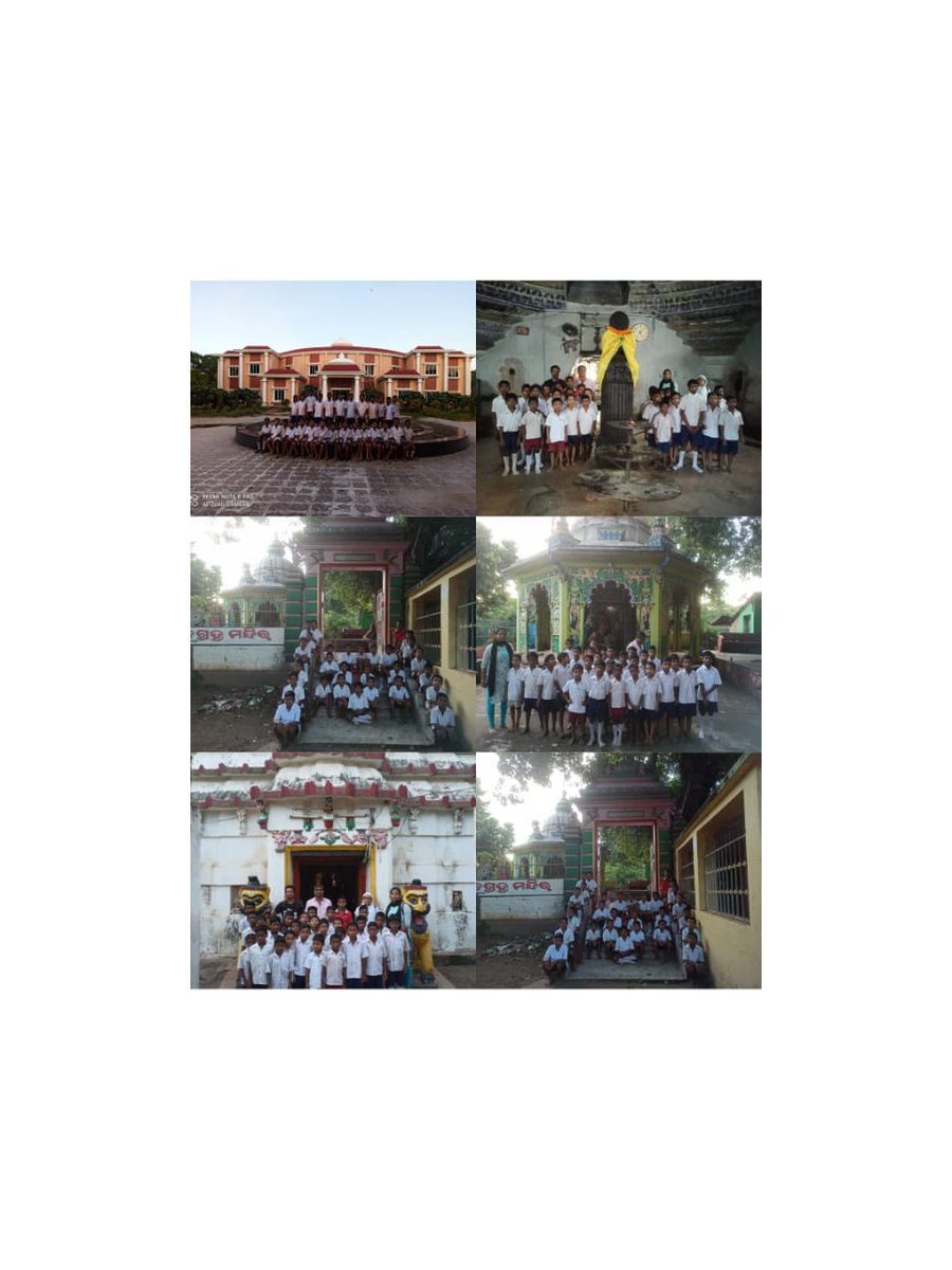 niranjankar's tweet photo. @ChildJajpur @OSCPSODISHA @OSCPSOD @oscpcr1
Children of Utkal Balashram CH,Jajpur did exposure visit to  different cultural-heretage sites of Jajpur district on the occasion of celebration of Azadi ka Amrit Mahotsav..The staff of Balashram guided during this visit. https://t.co/2uPzcBdDYU