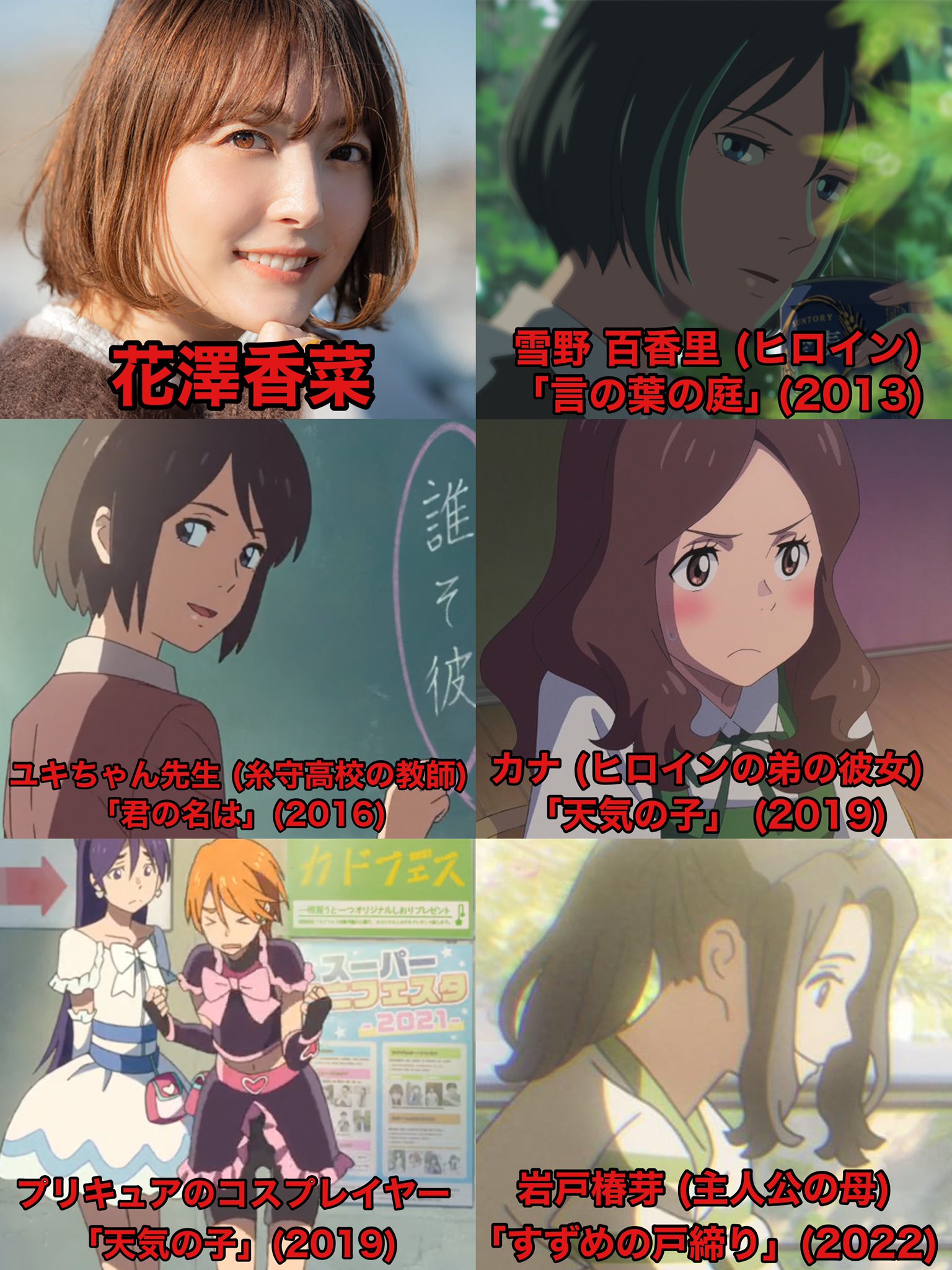 すずめの戸締まり/天気の子/君の名は/言の葉の庭 セット Sakuraholic on X: 