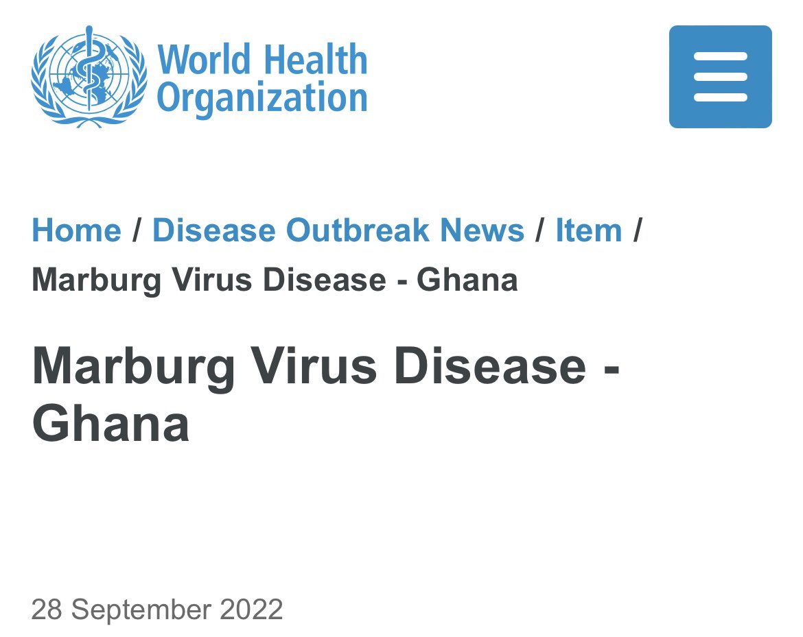 Mugen Ujiie 氏家 無限 On Twitter 赤道ギニアで初めてマールブルグ病を確定診断 病原体はエボラウイルスと同じフィロウイルス科のマールブルグウイルス 現在、死者9名 