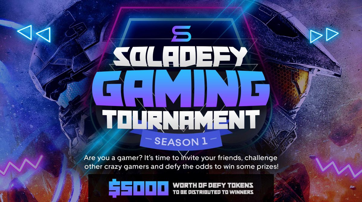 📢Are you Ready for the SolaDefy Gaming Tournament Maiden Edition?

Come compete with other gamers, invite your frens🤼 and share $5000 worth of #DEFY tokens🎁

➡️15 days of crazy #gaming starting from October 3!

Check👇medium.com/@soladefy/sola… for details

#Airdrop #GameFi #P2E