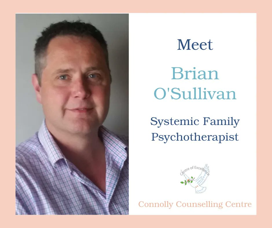 ConnollyCentre's tweet photo. Brian is a Systemic Family #Psychotherapist with 21+ yrs experience working collaboratively in a healthcare context. He has a special interest in separating couples #mediation &amp; #parentalalienation.
You can learn more about Brian here: https://t.co/dMPMnEg3MI https://t.co/K7bGmSKkzD