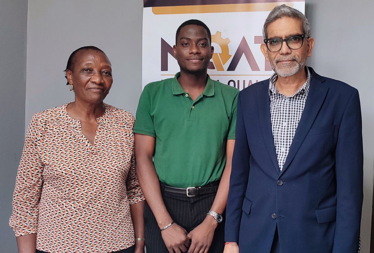 QualityAssocTZ's tweet photo. NQAT member of Board Directors, Ms Magdalena Mkocha accompanied by NQAT staff hosted Mr Khemraj Ramful from the International Trade Centre yesterday (29th Sep 2022) at the NQAT HQ in Dar es Salaam.
The visit looked into possible future collaborations between NQAT and ITC. https://t.co/RaFu64jzEI