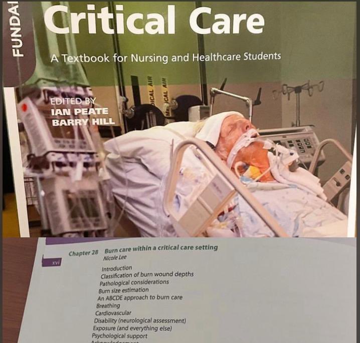 Congratulations to <a href="/burns_nicolelee/">Nicole Lee</a> for this excellent addition to the burns and intensive care literature. Very much recommended reading!