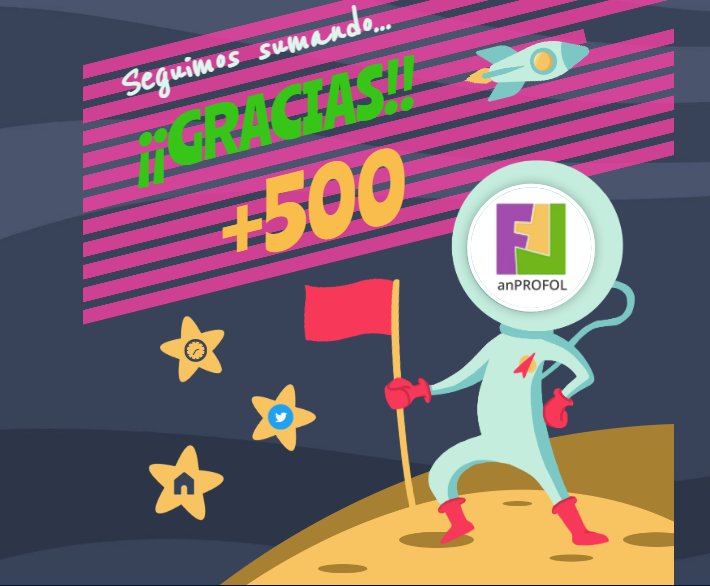 ANPROFOL's tweet image. 📢 Muchas gracias a tod@s, seguimos sumando 💪🤝 y hemos llegado a los 500 asociad@s 🚀#anprofol