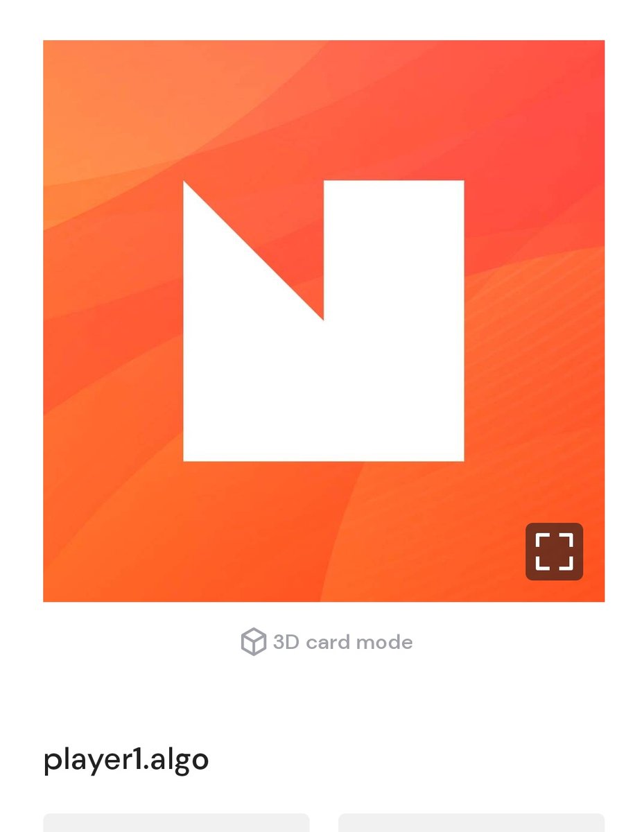 Decided to use my Algo governance rewards to pick up player1.algo

Had to be done.. identity theft not intended but to good of a name to leave unregistered. Inspiration taken from the original og <a href="/player1/"></a>

#ALGO <a href="/NFDomains/">NFDomains.algo</a>