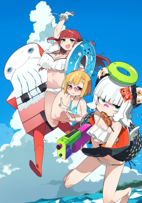 今月のきららキャラット表紙の文字なし版です!
例のジャンプ 