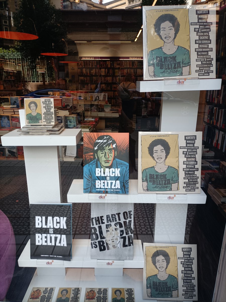 elkar's tweet photo. #elkarDendak | Gaurtik aurrera @Black_Is_Beltza zinematan!! 
Pelikulako CD +LPak dagoeneko gure liburu-dendetan! 

#blackisbeltzaainhoa #pelikula #diskoa #lp https://t.co/7A35LIQav8
