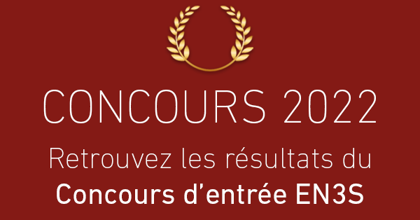 EN3S_officiel's tweet photo. #ConcoursEN3S
Les #résultats du #concours d'entrée #EN3S 2022 sont en ligne !
FĂ©licitations aux admis, rendez-vous en Janvier đ https://t.co/MshfakKufx https://t.co/BXc1UGdOxA