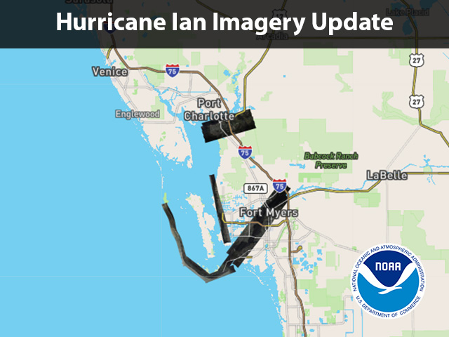 We've started flying over communities affected by Hurricane Ian to assess the damage. Our first flight covered Punta Gorda and portions of Sanibel Island, Cape Coral, and the Caloosahatchee River up to I-75. The first images are available here: storms.ngs.noaa.gov/storms/ian/ind…