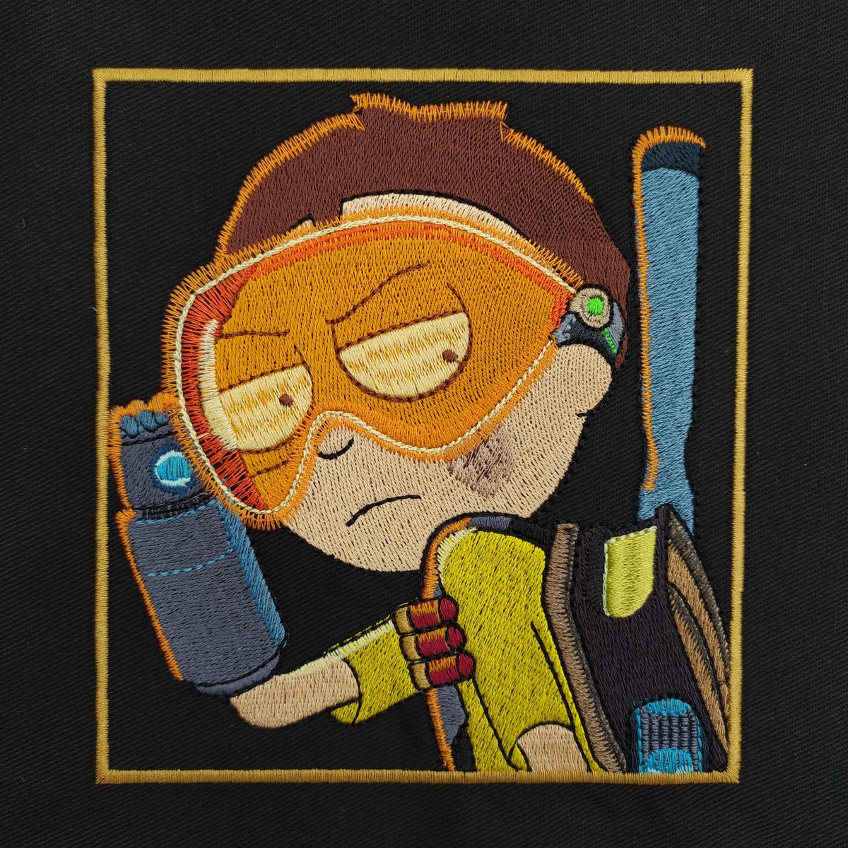 threadedinkstu's tweet photo. Battle Morty.
#threadedink #threadedinkstudio #embroidery #machineembroidery #digitalembroidery #rickandmorty #mortysmith #morty #adultswim #brothersewing #brotherembroidery #brothersewinguk https://t.co/Oui1WwLNXm
