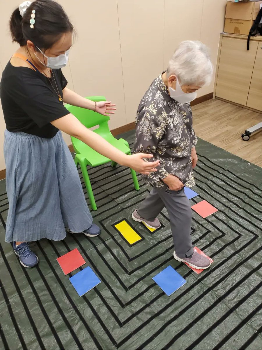 WaynelsChan's tweet photo. Glad to see that the progress of my project on step training in older people living with #dementia is (finally) good. 
Looking forward to seeing the results of the training on different physical, psychological and cognitive outcomes.
#StepTraining https://t.co/I5AVaVc6hW