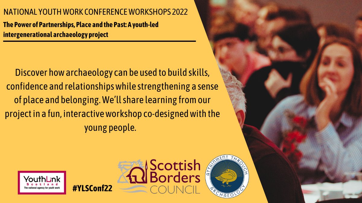 💪 With @as_learn and @SBYVoice discover how archaeology can be used to build skills, confidence and relationships! 👇 Don't miss out, you can book a place at our #YLSConf22 here: bit.ly/3xFFfQS