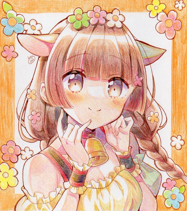 色紙いっぱい描いた #今月描いた絵を晒そう 