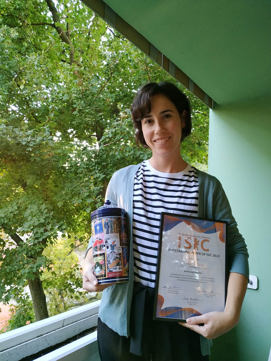Congratulations to Samara Velte <a href="/samaravelte/">Samara Velte</a> for winning this years #isic2022 best paper award! 
Preprint: doi.org/10.18452/25230