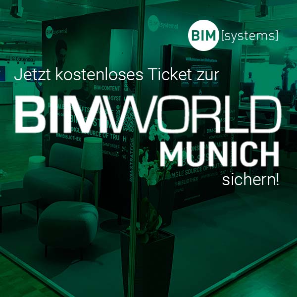 BIMsystems_GmbH's tweet photo. Jetzt kostenloses #Ticket zur @BIMWorld_DE 2022 sichern! Formular ausfüllen und kostenloses Ticket* sichern. 👉https://t.co/F6vCrwjl7F
Wir freuen uns, Sie an unserem Messestand 56 im Foyer zu begrüßen. 🤗
*solange Vorrat reicht.
#bimsystem #bimworld2022 #freitickets #messe https://t.co/yp9xcIAFcp