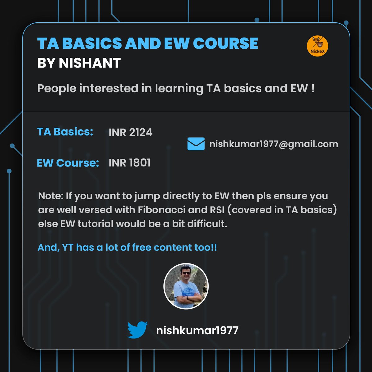 Why Join premium channels which provide tips . Be Self Dependent Learn Technicals Analysis from Market Guru @nishkumar1977 sir, and see the change in yourself ..!! Details attached