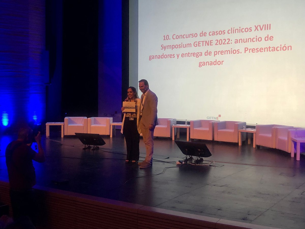 jamayasaumet's tweet photo. Primer puesto del concurso de casos clínicos #GETNE22 - Enhorabuena Cami! Estamos muy orgullosos de ti, te lo mereces! 👏🏽👏🏽👏🏽 https://t.co/1xuty5rBEA
