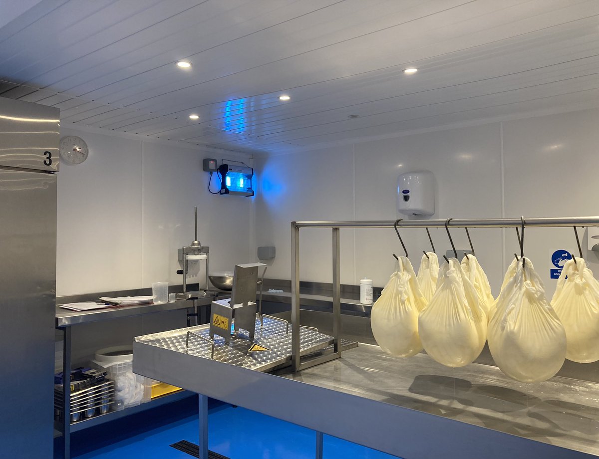 castellgwyn's tweet photo. Love the colour of my @larch_co wood cladding when it’s raining! ☔️ 🌧️ 🧀 #microdairy #cheesemaker #northwales https://t.co/ErijKyiP6W