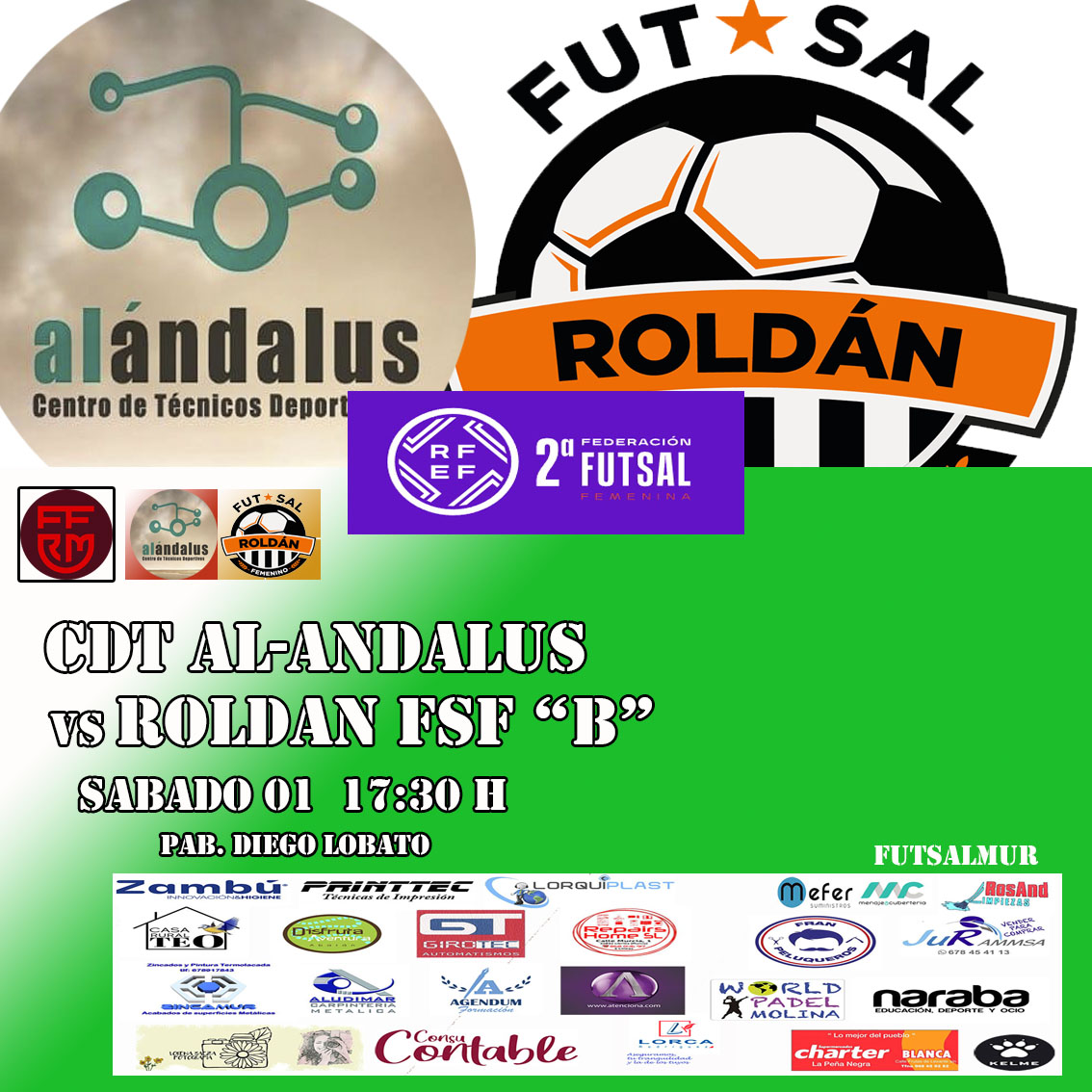 josebae47170450's tweet photo. #lacasadelfutsalmurciano
partidos fin de semana
equipos murcianos
segunda rfef futsal femenina grupo 3
jornada 2
@DesguaceParisFS &amp; @cordobafs 17:00
@CDTAlAndalus &amp; @RoldanFSF "B" 17:30
@XalocAlacant &amp; @LBTLFutsal "B" 19:15
suerte equipos
#futsalmur #l3futsal #somosffrm #SomosFut https://t.co/UtYL6rgOuC