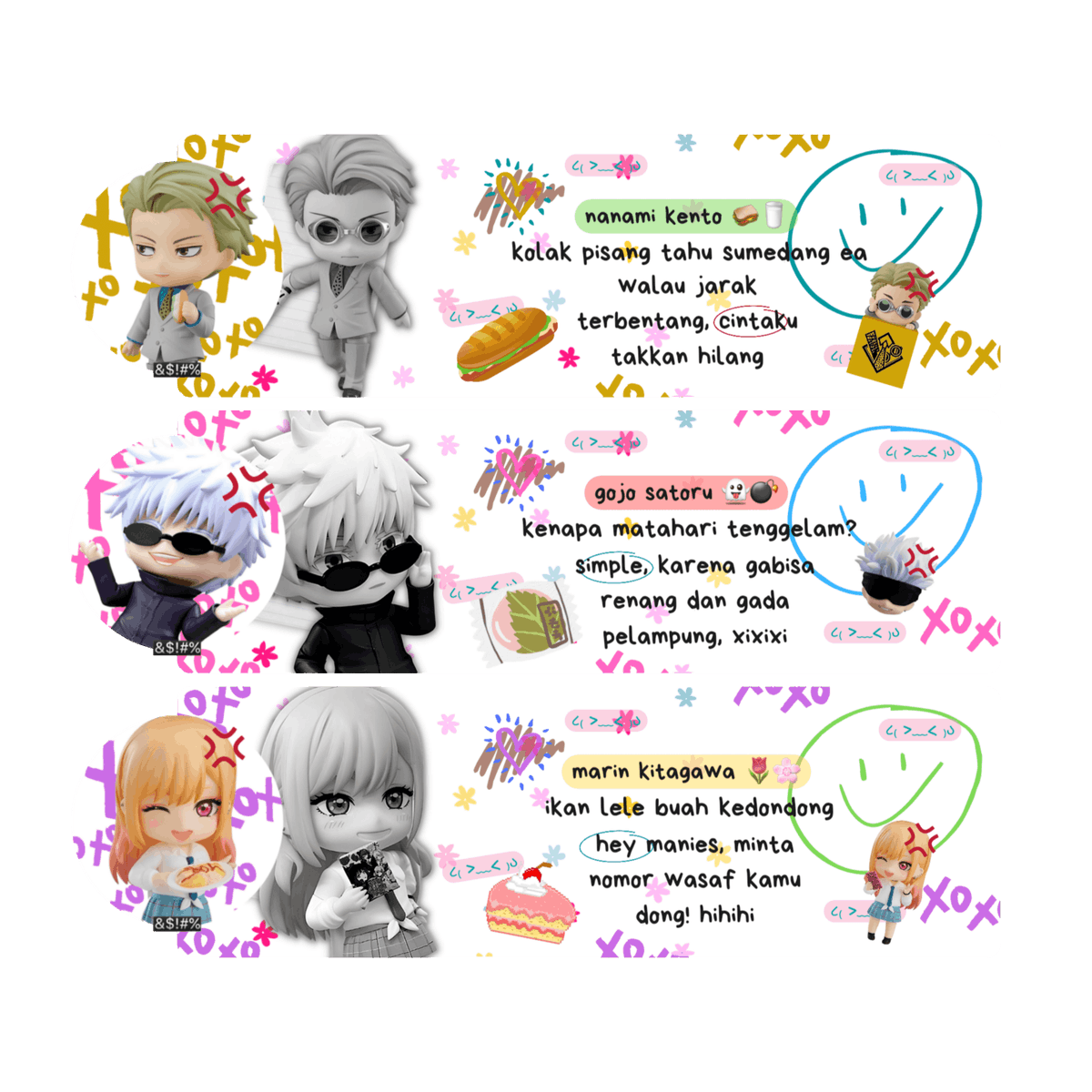 Hai smwanya minta help RTnya iyh 🥺

Sy ada layout anime nendoroid lutcu sprti kmu yg baca 😳
Price = 7k 
Ava = PNG only
Payment = QRIS 
Minat bisa DM sebutin nama charanya di jam 19:00 wib, arigato kaak ☝🏻

#zonauang #zonaba #zonajajan