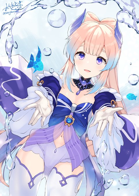 21日目 珊瑚宮心海 /Sangonomiya Kokomi (原神)
#100日チャレンジ  
#GenshinImpact 
#原神 
#珊瑚宮心海 
#SangonomiyaKokomi 