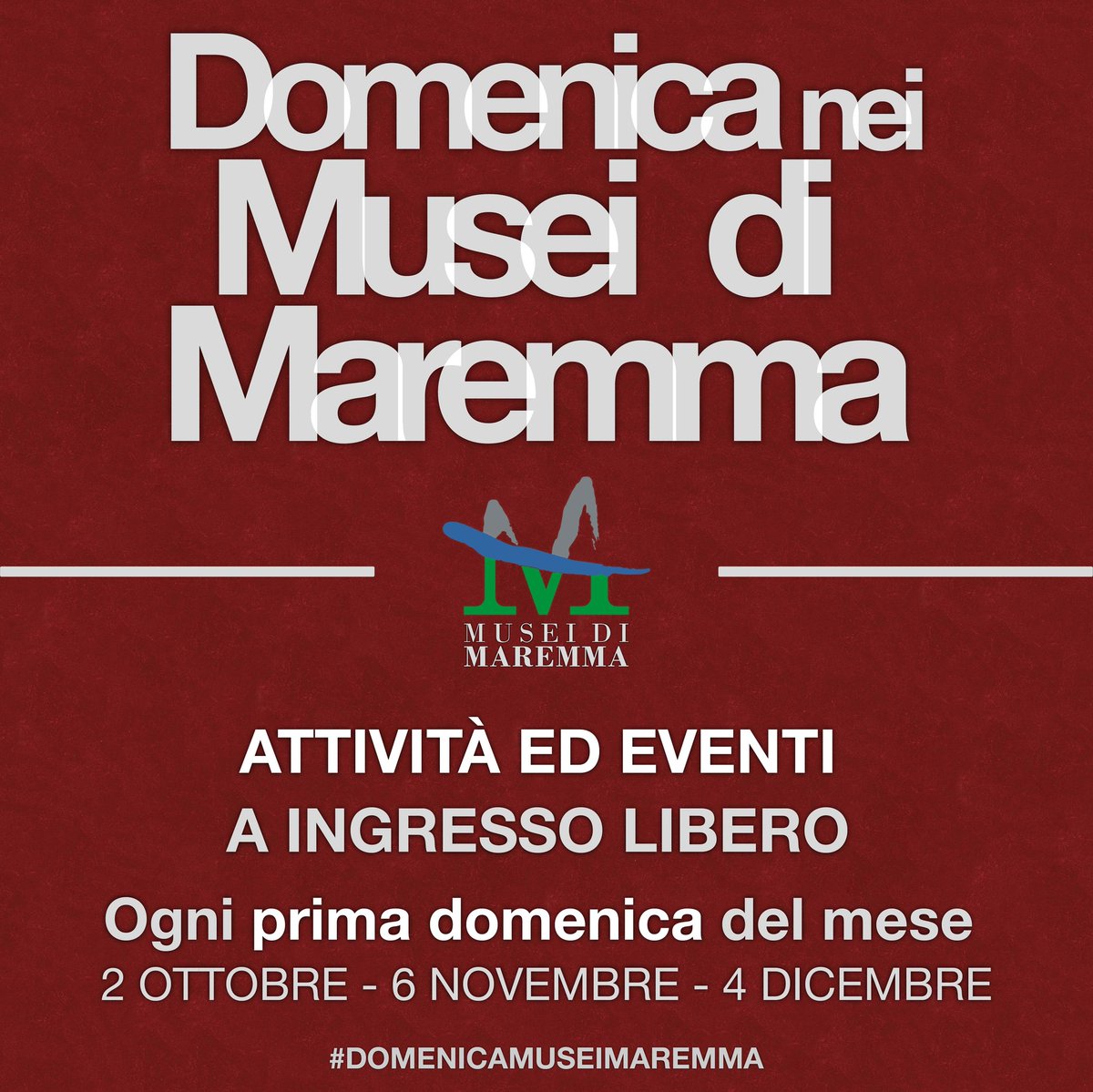 Polopietroaldi's tweet photo. 🤩 Il 2 ottobre visita guidata all'esposizione permanente di Aldi e alla mostra di Novelli

✔ 𝗜𝗹 #𝗣𝗼𝗹𝗼𝗔𝗹𝗱𝗶 𝗱𝗶 #𝗦𝗮𝘁𝘂𝗿𝗻𝗶𝗮 𝗮𝗱𝗲𝗿𝗶𝘀𝗰𝗲 𝗮𝗹𝗹𝗮 #𝗙𝗲𝘀𝘁𝗮 𝗱𝗲𝗶 𝗠𝘂𝘀𝗲𝗶 𝗱𝗶 𝗠𝗮𝗿𝗲𝗺𝗺𝗮

👉 Aperture straordinarie autunnali gratuite!
#museo #arte https://t.co/LTlxuReiiP