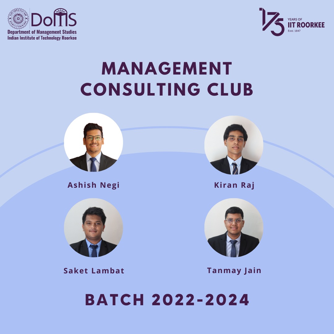 domsiitr's tweet photo. "There is no secret to success. It is the result of preparation, hard work, and learning from failure."
 –Colin Powell

We are pleased to present the CLUBs and their members for the MBA Class '24.

#MBA #IITRoorkee #DoMSIITR #LifeAtIlTR #management https://t.co/Qe8SrXXHAg