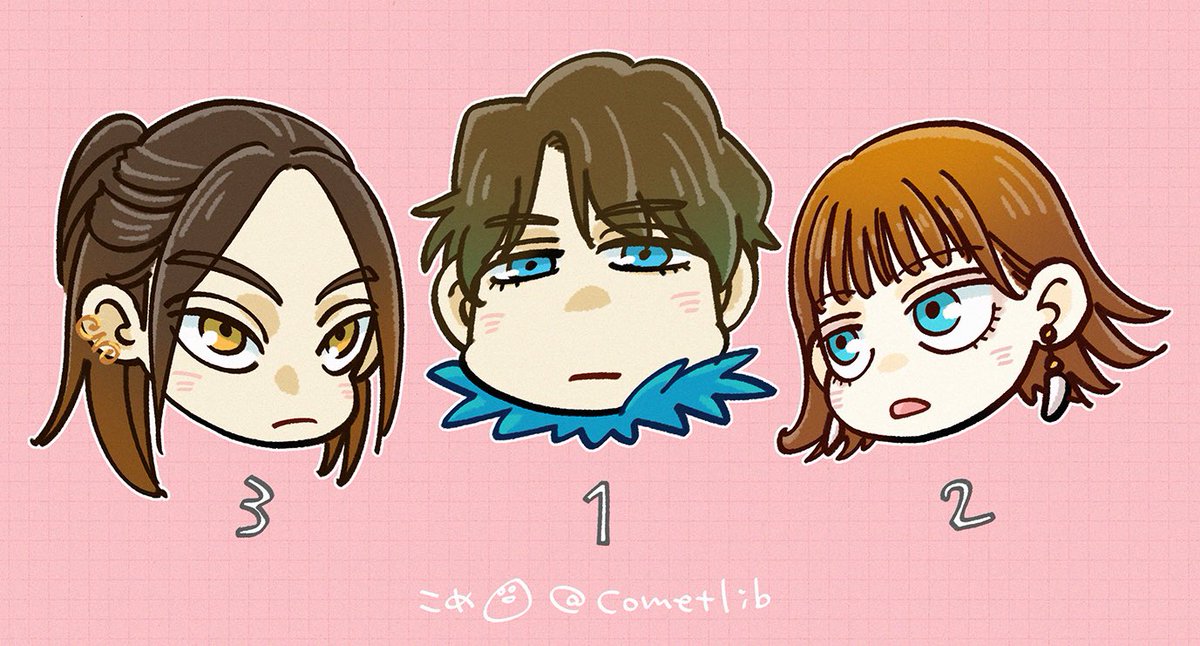 「脳人その1その2その3 」|こめのイラスト