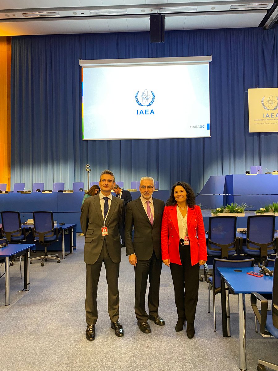 CSN_es's tweet photo. Hoy finaliza la 66ª Conferencia General del @iaeaorg en la que ha participado una delegación del #CSN tanto en los distintos encuentros como en reuniones de trabajo para abordar el estado del sector y los retos a los que tendrá que hacer frente. #IAEACG
📃https://t.co/TgN4LIkdue https://t.co/aZZQrd9cGQ