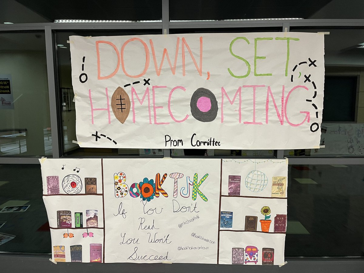 Homecoming Banners look great!!! TY to all those organizations and clubs that participated!!! #MontourProud <a href="/SpartansStuCo/">MHS Student Council</a>