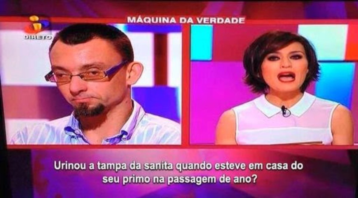 horumora's tweet photo. Cada vez mais precisamos do regresso da máquina da verdade https://t.co/5KUQdAAEYq